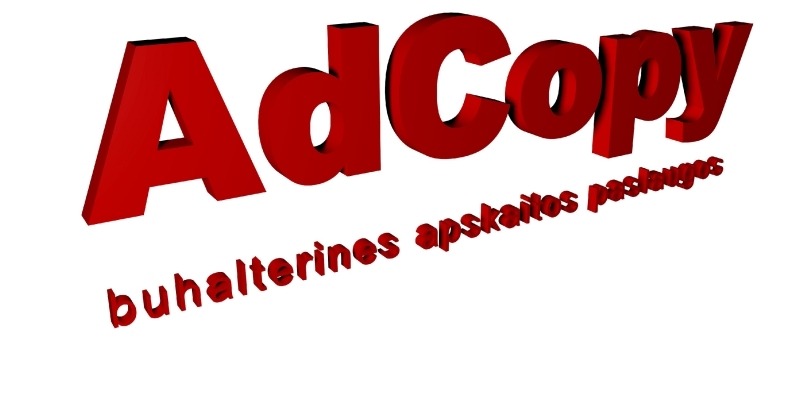 Adcopy buhaltarines apskaitos paslaugos logotipas